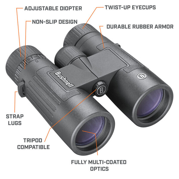 Bushnell Lornetka Legend 8x42 dachopryzmatyczna, czarna, FMC