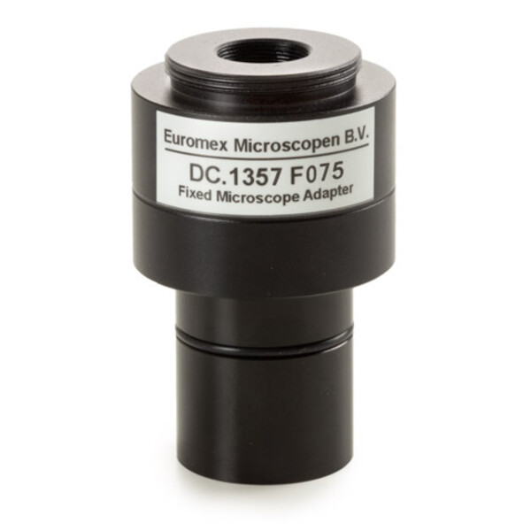 Euromex Adaptery do aparatów fotograficznych DC.1357, Obiektyw 0,75x, C-Mount, f. tubus Ø 23,2 mm, krótki wałek