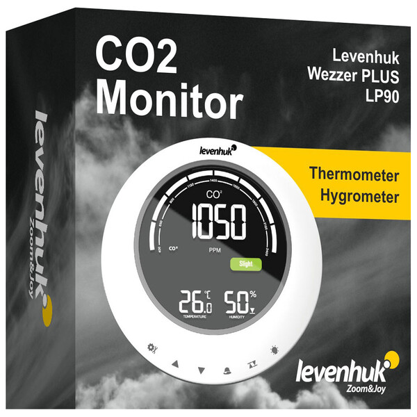 Levenhuk Wskaźnik poziomu CO2 Wezzer PLUS LP90