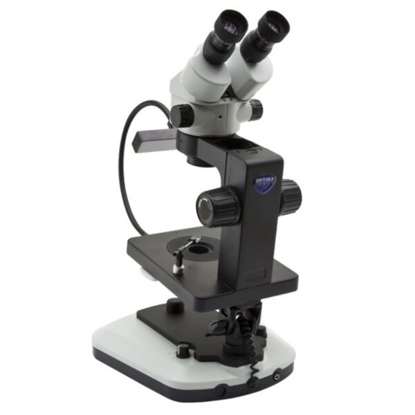 Optika Mikroskop stereoskopowy zoom OPTIGEM-10, bino, BF, DF, Greenough, szer. 100 mm, 10x/21 mm, 0,7x-4,5x