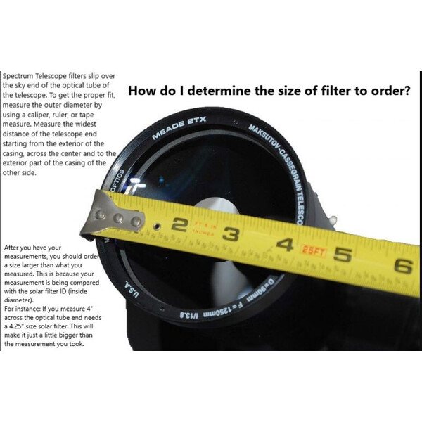 Spectrum Telescope Filtry Glass Solar 181mm