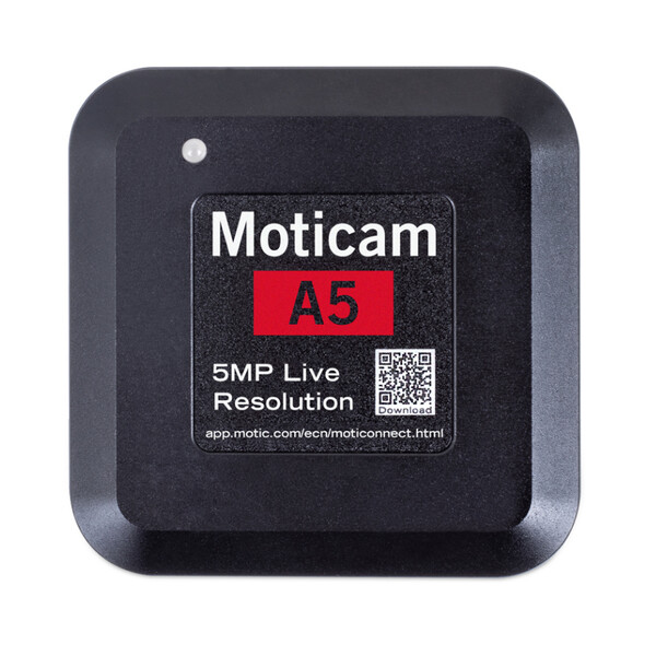 Motic Aparat fotograficzny A5, kolorowy, sCMOS, 1/2.8", 2µm, 30fps, 5MP, USB 2.0