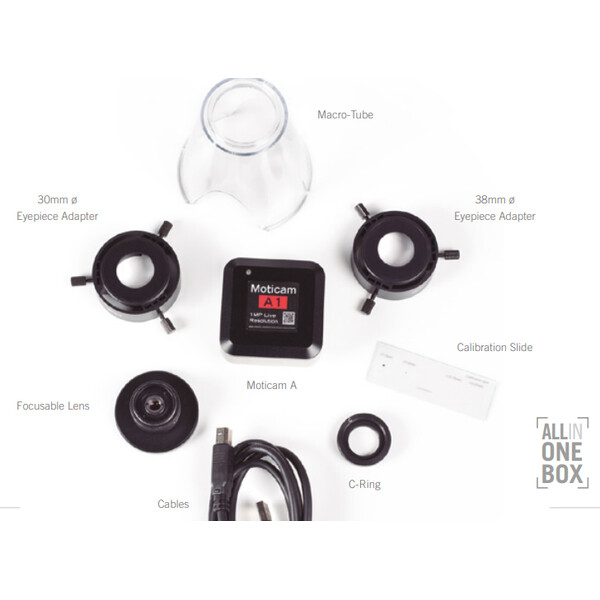 Motic Aparat fotograficzny A16, kolorowy, sCMOS, 1/2.3", 1.34µm, 30fps, 16MP, USB 2.0