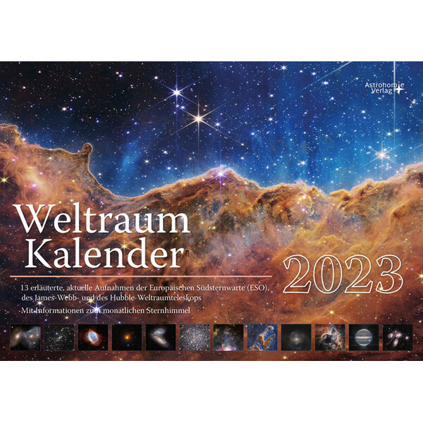 Astronomie-Verlag Kalendarze Weltraum-Kalender 2023