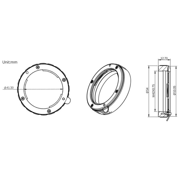 ZWO Adaptery DSLR T2 / Micro Four Thirds