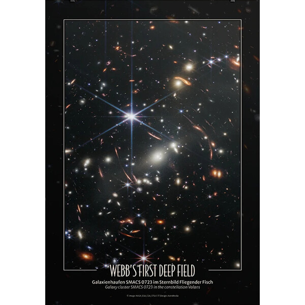 AstroMedia Plakaty Pierwsze głębokie pole Webba
