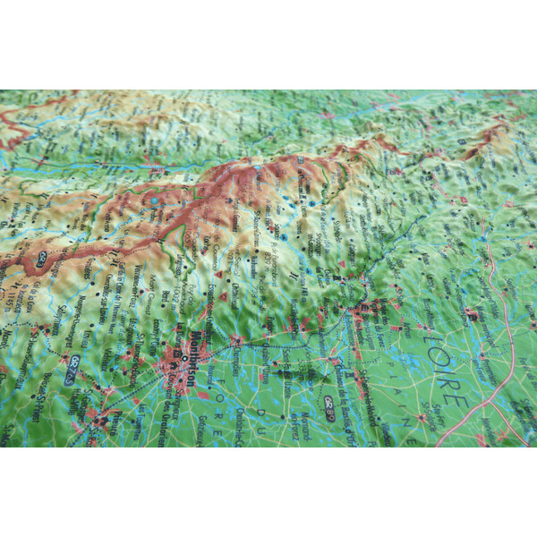 3Dmap Mapa regionalna Le Puy de Dôme