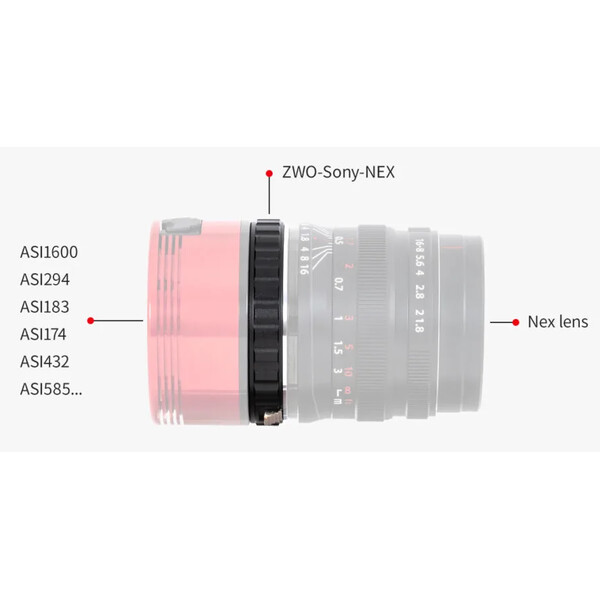ZWO Adaptery DSLR / Sony