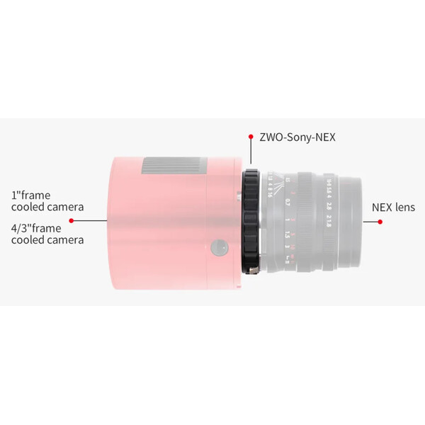 ZWO Adaptery DSLR / Sony