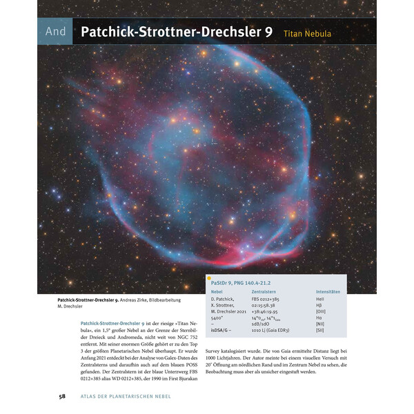 Oculum Verlag Atlas mgławic planetarnych tom 1