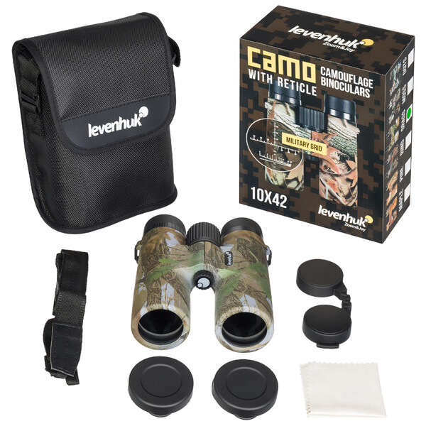 Levenhuk Lornetka 10x42 Camo Grass