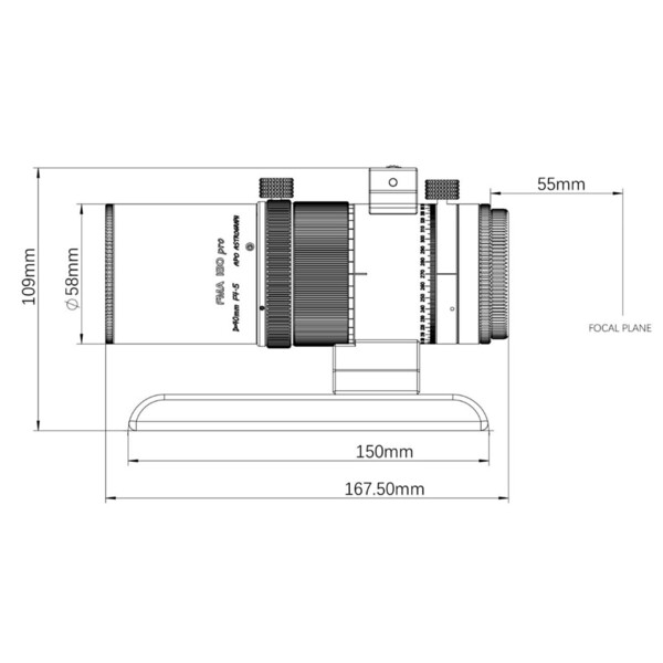 Askar Refraktor apochromatyczny  AP 40/180 FMA180PRO OTA