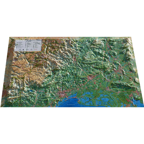 3Dmap Mapa regionalna Le Gard