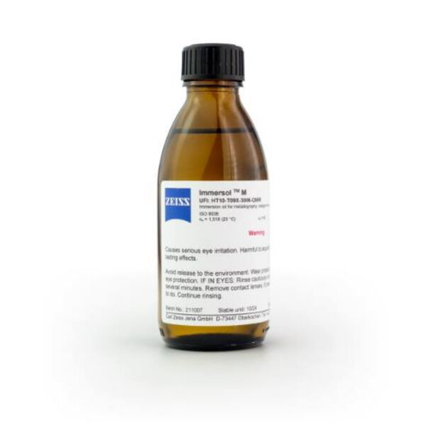 ZEISS Olej zanurzeniowy Immersol M, butelka 100 ml