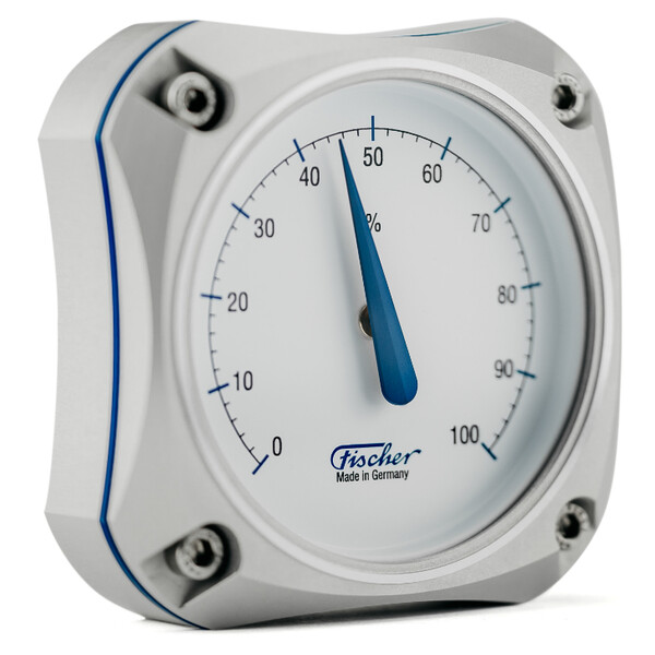 Fischer Stacja meteo Cockpit Hygrometer Silver Edition