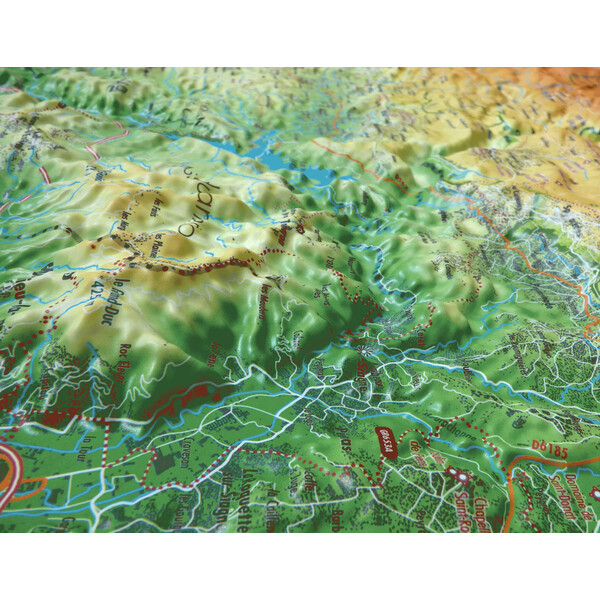 3Dmap Mapa regionalna Massif de l'Estérel et du Pays de Fayence