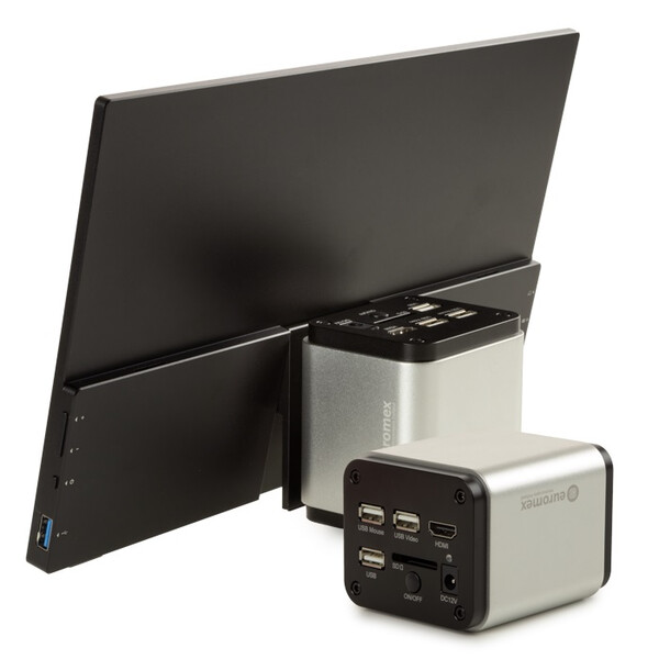 Euromex Aparat fotograficzny VC.3039-HDS, color, 1/2.8", 1.45 µm, 60/30 fps, 8 MP, HDMI/USB, 13-Zoll-HD-Bildschirm