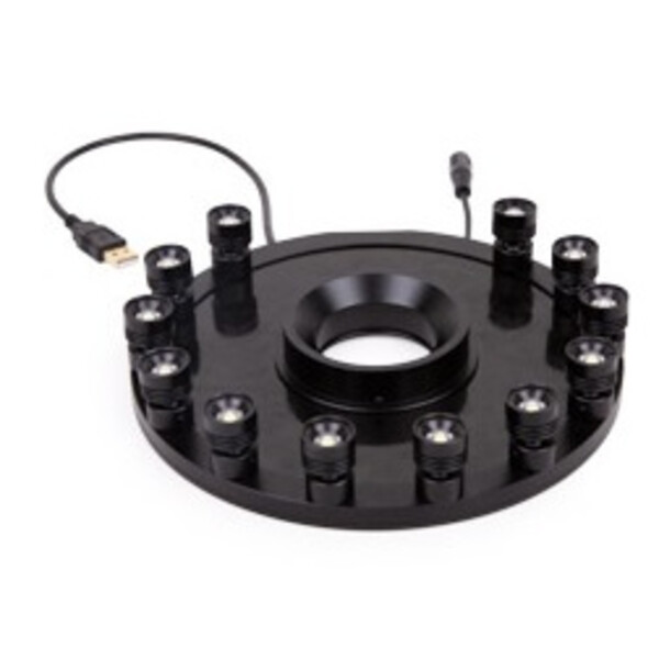 Euromex Oświetlenie pierścieniowe MZ.4735, LED 12x 1W, regulacja kąta nachylenia