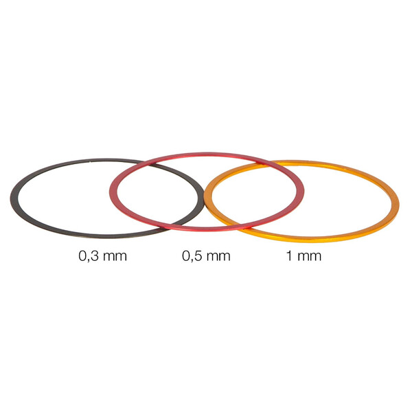 Baader Tuleja przedłużająca Pierścienie dostrajające M54 0,3 / 0,5 / 1 mm
