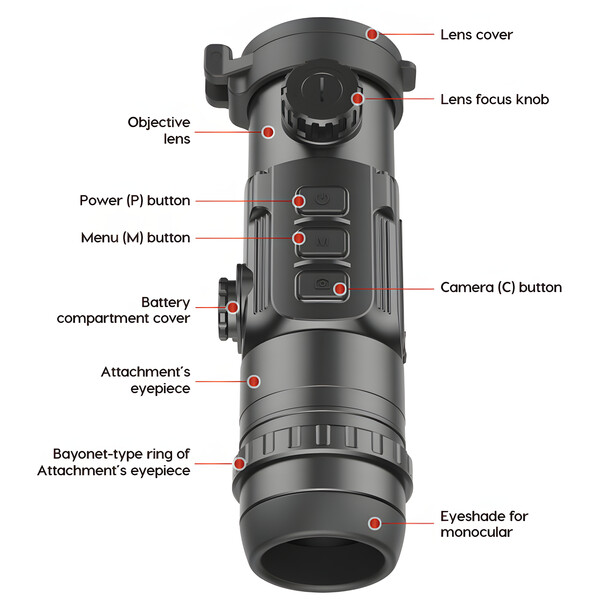 InfiRay Kamera termowizyjna Clip CH50w Set