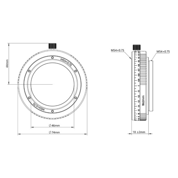 Askar Tuleja przedłużająca Adapter M54/M54 16-20mm