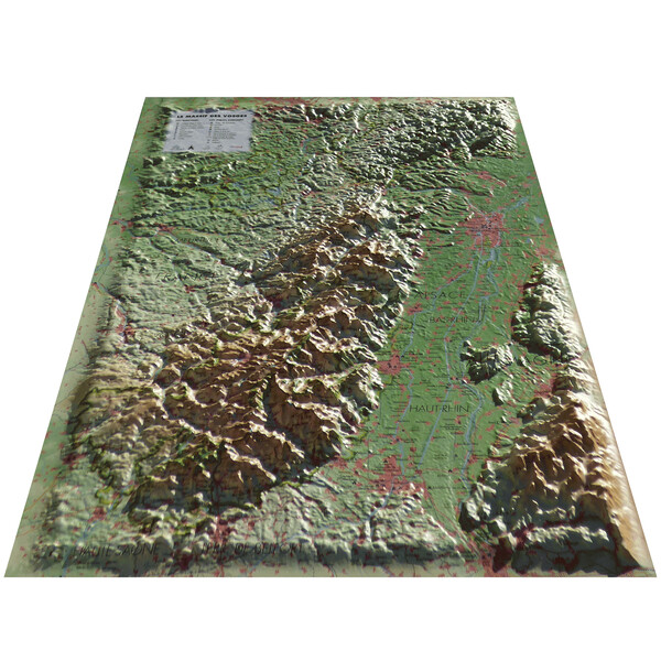 3Dmap Mapa regionalna Le Massif des Vosges