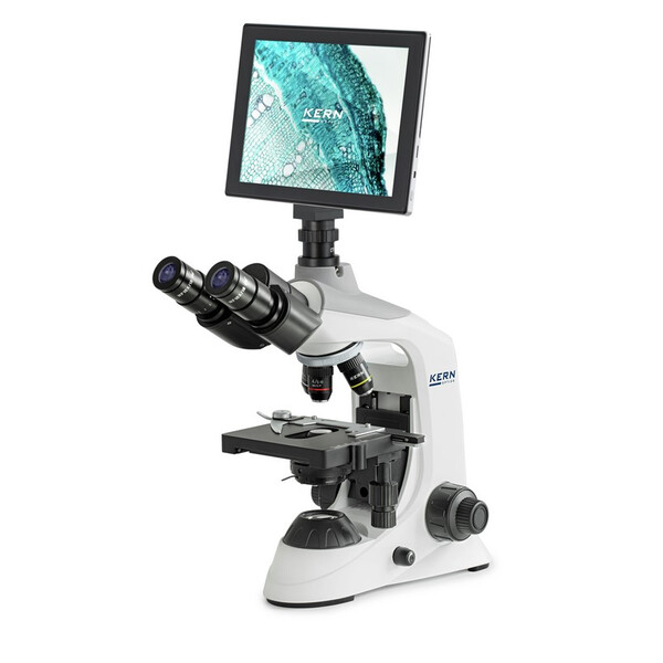 Kern Zestawy Mikroskopów cyfrowych, OBE 134T241, cyfrowy, 1.25 Kondensor, stały, USB 2.0, 40-1000x, 3W LED, 5 MP, Tablet