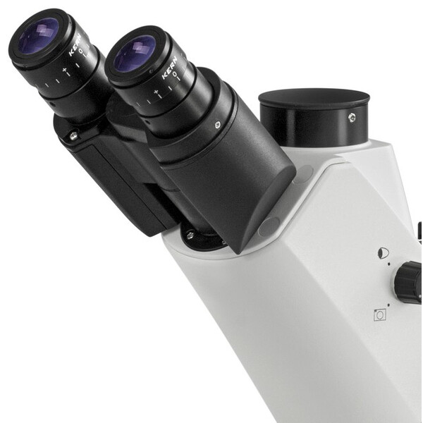 Kern OCM 166, FL, PH, trino, odwrócony, stały Kondensor N.A.-0,3, 10x-40x, 30W LED, Al, 100W HBO, Dl