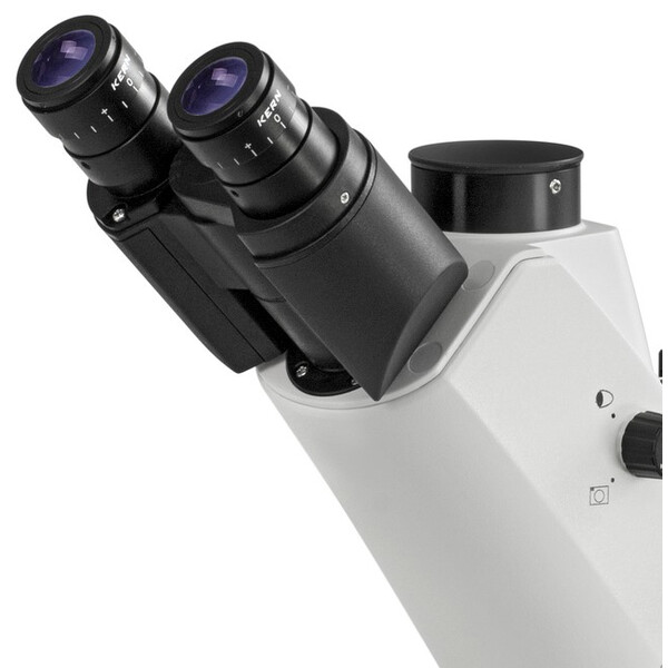 Kern Mikroskop odwrócony OCM 167, FL, PH, trino, Abbe N.A. -0,3 Kondensor stały, 10x-40x, Al, Dl, 5W LED
