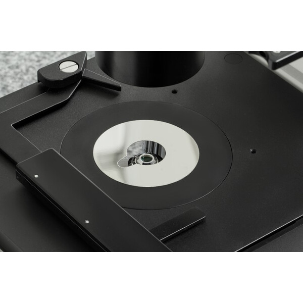 Kern Mikroskop odwrócony OCM 168, FL, PH, trino, stały Kondensor Abbego N.A. 0,3, 10x-40x, 5W LED, Al/Dl