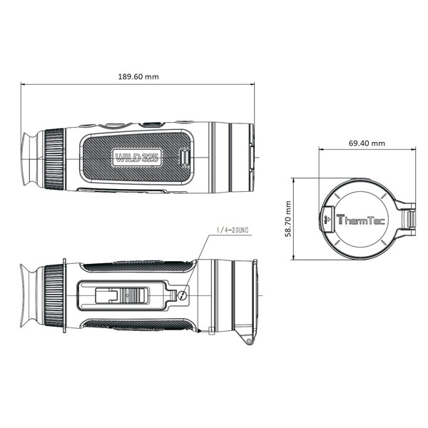 ThermTec Kamera termowizyjna Wild 325