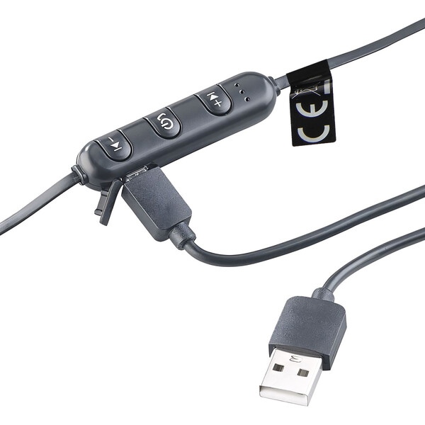 Omegon Stereofoniczne słuchawki douszne Bluetooth z magnesem, Bluetooth 5.0