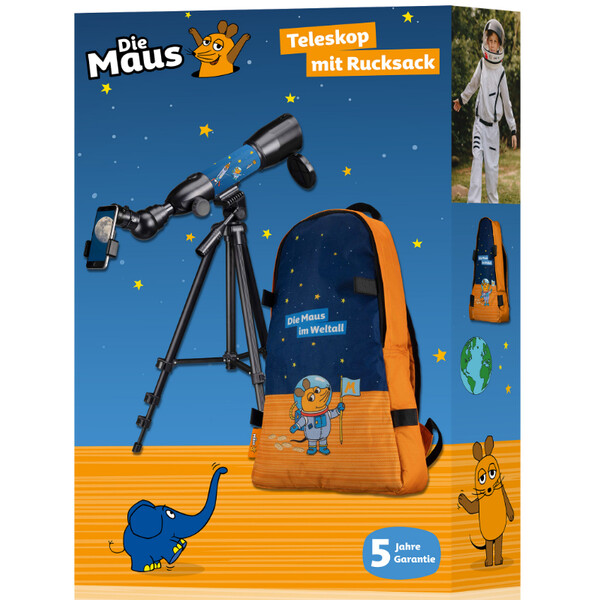DieMaus Teleskop AC 50/350 z plecakiem