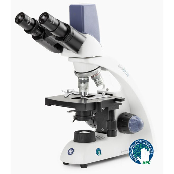 Euromex Mikroskop BioBlue, BB.4263-T, bino, Tablet SMP, 4/10/S40/S60x, stolik mechcaniczny, 1 W NeoLED