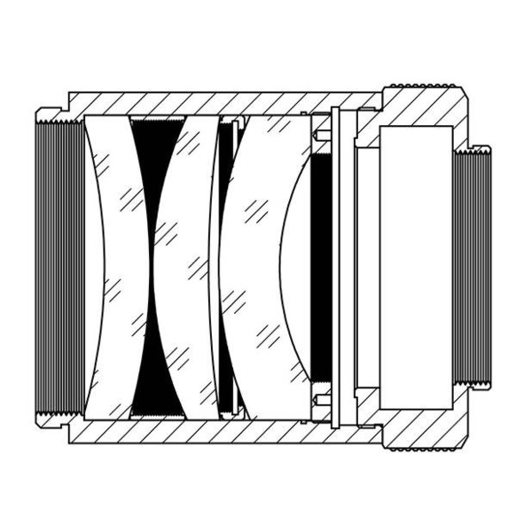 TS Optics Flattener/Reduktor 0,8x AP 80/560