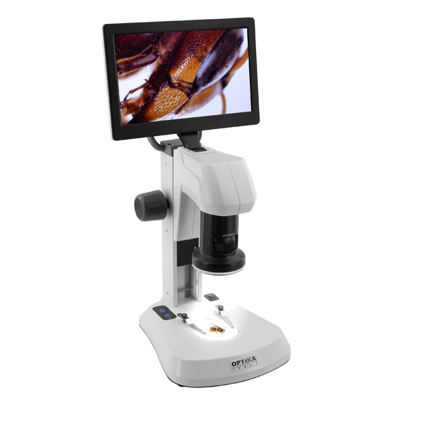 Optika , Mikroskop, SFX-85V, Zoom Cyfrowy, Monitor 9", 8x-54x, LED, Światło padające i przechodzące
