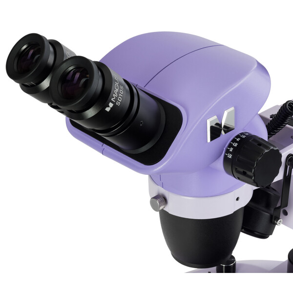 MAGUS Mikroskop stereoskopowy zoom 8B 6.5x-55x bino Greenough 3W LED