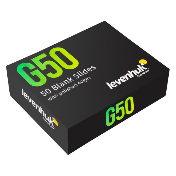 Levenhuk Szkiełko mikroskopowe G50 50 sztuk