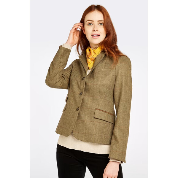 Dubarry of Ireland Tweedowa marynarka Buttercup Elm w rozmiarze 38