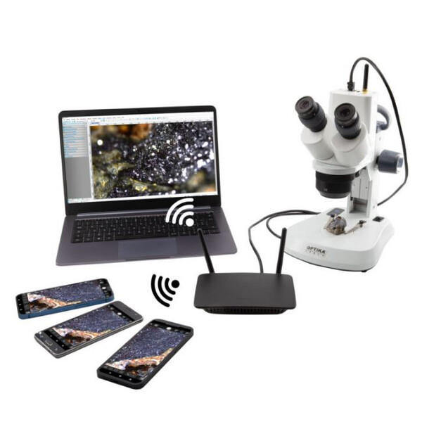 Optika Mikroskop , SFX DigitalDigital WI-FI, 10x 20x 40x, LED, światło padające i przechodzące