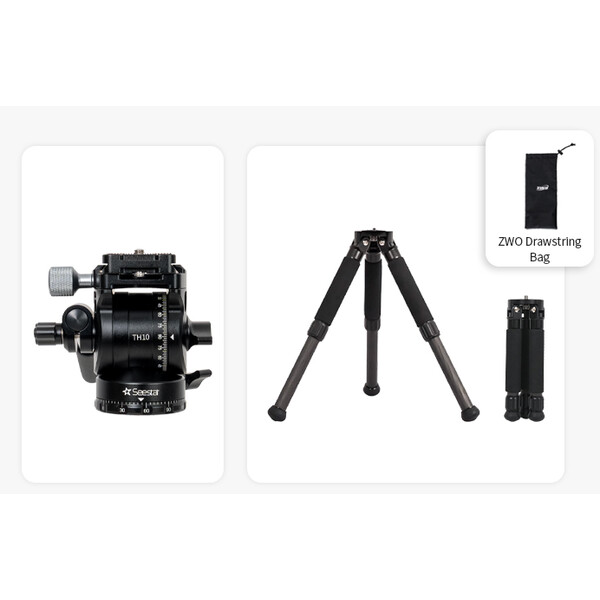 ZWO Statyw z włókna węglowego TC20+TH10 Seestar Smart Telescope