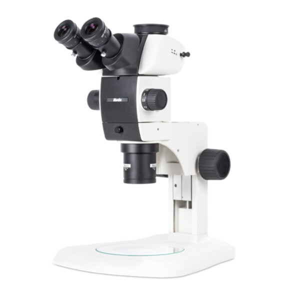 Motic Mikroskop stereoskopowy zoom SM7TR-P APO1X, trino, 8-56X, wd 81 mm, 7:1
