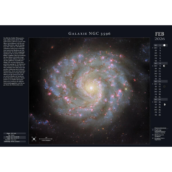 Astronomie-Verlag Kalendarze Weltraum-Kalender 2026