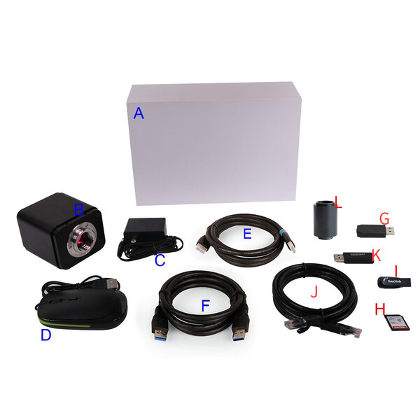 ToupTek aparat fotograficzny ToupCam X8CAM4K 16MPA, kolorowa, CMOS, 1/1,1", 2,4 µm, 60 fps, 16 MP, HDMI/LAN/USB