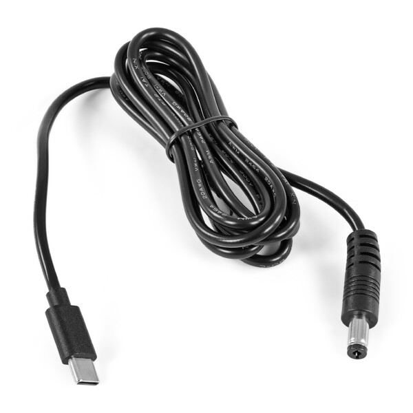Omegon Kabel Adapter USB-C – 12 V 5,5–2,1 mm