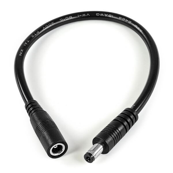 Omegon Kabel Adapter 5,5–2,5 (żeński, pin) – 5,5–2,1 (męski)
