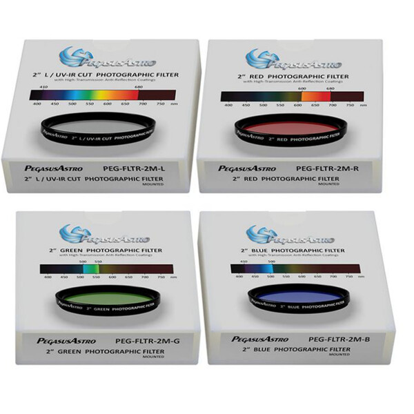 PegasusAstro Koło filtrów Indigo + filtry LRGB 2"