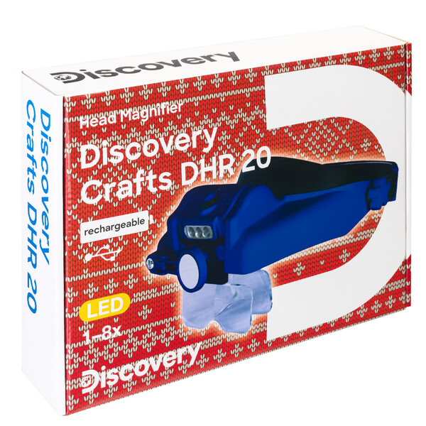 Discovery Lupa Crafts DHR 20 1/1,5/2/2,5/3,5/8x 100x43 LED