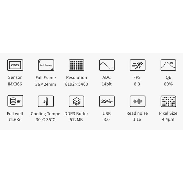 ZWO Aparat fotograficzny ASI 4400 MC Pro Color