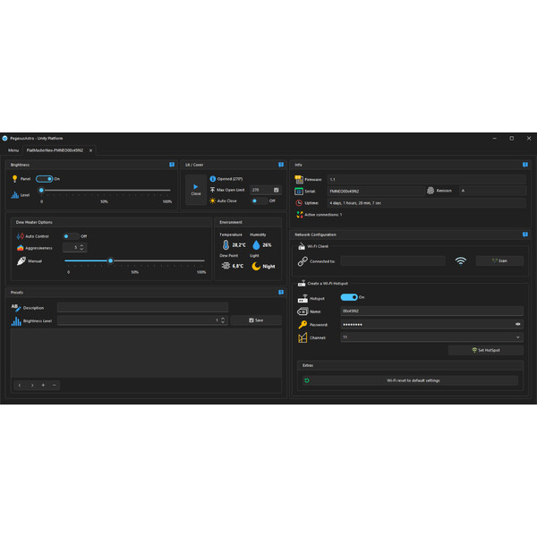 PegasusAstro Maska płskiego pola FlatMaster 120 Neo